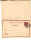 Islande - Carte Postale Avec Réponse De 1908 - Entier Postal - Oblit Reykjavik - - Lettres & Documents