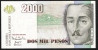 COLOMBIA   P451e    2000 PESOS   8.5.2002  Rare Date   UNC. - Kolumbien