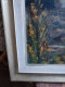 Delcampe - R. SORREL Huile Sur Toile Marouflée Sur Carton "Paysage De Montagne Rivière Et Ferme" Encadrée - Oils