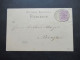 DR 1887 Ganzsache Geschrieben In Ratzeburg (Ostpreußen) Bahnpost Stp. Schneidemühl - Belgard Zug 584 - Briefkaarten