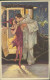 MAUZAN SIGNED 1910s POSTCARD - PIERROT KISSING WOMAN & CAR - N.276/6  (4804) - Mauzan, L.A.