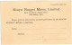 MONTREAL QUEBEC ENTIER POSTAL AVEC REPIQUAGE ROUYN NUGGET MINES CANADA BUSINESS REPLY CARD CARTE REPONSE D'AFFAIRES - 1903-1954 Reyes