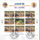 Action !! SALE !! 50 % OFF !! ⁕ U.N. UNICEF 1996 ⁕ 50th Anniversary ⁕ Vienna UN 2v XXL FDC Cover - Lettres & Documents