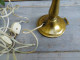 Delcampe - Ancienne Applique Pied De Lampe Laiton Inclinable Design. - Leuchten & Kronleuchter