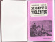 Morts Violentes De Ambrose BIERCE (Envoi Du Traducteur Avec Signature) Relié Voir Scans - Action