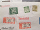 Delcampe - Satz Von 9 Vorderseiten Einschreibebriefen Aus Braunschweig Mit Berliner Briefmarkenfrankatur - Etiquetas De Certificado