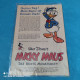 Mick Maus Das Bunte Monatsheft Nr. 1 - September 1951 - Walt Disney