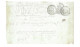 Lettre De Voiture  1815 Marseille à Agde  Transport Alun De Rome Par Le Bâteau N. D. Des Graces ( Cap. Cannac ) - Autres & Non Classés