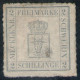 2 Shilling Hellgrau - Schwerin Nr. 6 B Ungebraucht Mit Gummi - Mecklenbourg-Schwerin