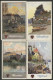 00904*DEUTSCHLAND*GERMANY*DEUTSCHER SCHULVEREIN*SET OF 8 POSTCARDS - Collections & Lots