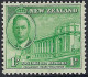 NEW ZEALAND 1946 QEII 1d Green, Pease SG668 MH - Used Stamps