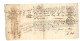 Lettre De Voiture  1829  Transport De Hennebont à Bordeaux   Par " L'Aurore "  ( Cap. Boju ) Fer Des Forges De La Joye - Andere & Zonder Classificatie