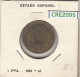 CRE2095 MONEDA  ESPAÑA FRANCO 1 PESETA 1953 61 MBC - 1 Peseta