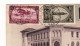 Delcampe - Carte Postale Maroc 1932 Casablanca Banque Morocco Peyriac Minervois Aude Poste Aérienne #32 Surcharge 1F - Luchtpost