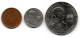 ECUADOR, Set Of Three Coins 1, 10, 50 Centavos, Brass, Steel, Year 2000, 2003, KM # 104, 106, 108 - Ecuador