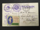 RUSSIE 1914 2 Cartes De Moscou Pour Paris Redirigée à Boulogne S/mer Vignette Et Cachet Congrès Esperanto - Cartas & Documentos