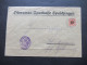 AD Württemberg Dienstmarken 1923 Nr.186 EF Umschlag Und Stempel Oberamts Sparkasse Spaichingen - Cartas & Documentos