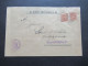 AD Württemberg Dienstmarken 1919 Nr.120 (2) MeF Dienststempel Zollamt Schwenningen Als Ortsbrief - Brieven En Documenten