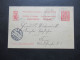 Luxemburg 1894 Ganzsache 10 Cent Stempel Luxembourg Ville Und Ank. Stempel Trier - Interi Postali