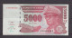 ZAIRE - 1995 5000 New ZAIRES AUNC/XF Banknote As Scans - Zaïre