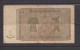GERMANY - 1937 1 RentenMark Circulated Banknote As Scans - Other & Unclassified