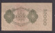 GERMANY - 1922 10000 Mark Circulated Banknote As Scans - 10000 Mark