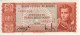 BOLIVIA  50 Pesos Boliviano  P162   Dated  	 L. 13.07.1962       ( Antonio José De Sucre + Sun Gate At Back ) - Bolivien