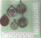 CRM0511 LOTE DE 5 MEDALLA RELIGIOSA A IDENTIFICAR BC - Sonstige & Ohne Zuordnung