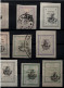 ! 1906 Collection Lot Of 27 Old Stamps From Persia, Persien - Irán