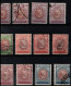 ! 1909 Collection Lot Of 37 Old Stamps From Persia, Persien - Iran