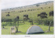 RWANDA-CAMPING FARM VIEW VIEW-USED POSTCARD --RWANDA POSTMARK- - Rwanda