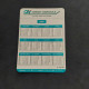 Calendarietto Calendrier 1989. Credit Agricole.  Condizioni Ottime. Usato. - Small : 1981-90