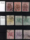 ! 1917-1919 Collection Lot Of 15 Old Stamps From Persia With Overpints, Provisoire, Persien - Iran