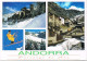 52069. Postal ANDORRA Francesa 1998. Tema EUROPA. Vistas Varias De La Nieve En Andorra - Brieven En Documenten