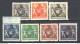 Liechtenstein 1921 Unif. 45B/51B Dent/perf 12 1/2 **/MNH VF/F - Ungebraucht