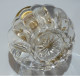 Delcampe - -RARE ANCIEN ENCRIER CRISTAL GODRONS Essuie-plumes GD Baccarat? PORTE PLUME    E - Encriers