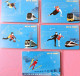 China Beijing Metro One-way Card/one-way Ticket/subway Card,2022 Beijing Winter Olympics，5 Pcs - Mondo