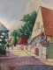 Tableau Bourges " La Grange Des Dimes " Signé Robert Montigny 1929 Pointillisme Fauvisme - Oils