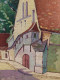 Tableau Bourges " La Grange Des Dimes " Signé Robert Montigny 1929 Pointillisme Fauvisme - Huiles