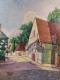 Delcampe - Tableau Bourges " La Grange Des Dimes " Signé Robert Montigny 1929 Pointillisme Fauvisme - Oelbilder