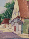 Delcampe - Tableau Bourges " La Grange Des Dimes " Signé Robert Montigny 1929 Pointillisme Fauvisme - Oils