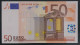 50 EURO Italy J003 Serie S Duisenberg  Perfect UNC - 50 Euro