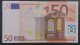 50 EURO Italy J018 Serie S Trichet  Perfect UNC - 50 Euro