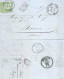 Faltbrief  Solothurn - Thonon F        1860 - Briefe U. Dokumente