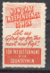 Gandhi Patriotic Labels, Label, Cinderella British India Unused MNH, - Charity Stamps