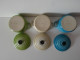 (c4) Le Creuset Lot 3 Mini-cocottes (25) Comme Neuves - Schalen Und Tabletts