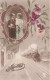 FANTAISIES - Femmes - Photo De Couple Encadré Dans La Gare - Colorisé - Carte Postale Ancienne - Femmes