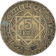 Monnaie, Maroc, 5 Francs, 1365 - Maroc