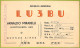 Af1318  - ARGENTINA - RADIO CARD - Buenos Aires - 1952 - Radio