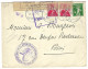 1915 - Au Dos, Autographe De René Auberjonois 1872 / 1957 Célèbre Peintre De Lausanne - Env. De Suisse Pour Paris - Peintres & Sculpteurs